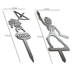 Soporte portátil de acero inoxidable para espirales antimosquitos, diseño de calavera, soporte para espirales antimosquitos para acampar al aire libre - Product Image 2