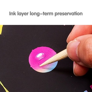 Keybaby 2025ตามสั่งใหม่สมุดวาดรูปแบบทำมือรูป<span class=keywords><strong>ภาพ</strong></span>สีดำศิลปะภาพวาดมหัศจรรย์กระดาษสำหรับเป็นของขวัญเด็ก - Product Image 5