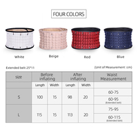 Dispositif de traction lombaire, bande lombaire, ceinture de maintien, bandage enveloppant, massage, soulagement de la douleur dorsale, protection pratique en PE, TPU, coton
