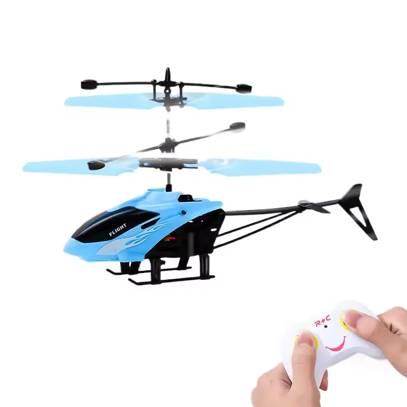 Mainan pesawat Remote Control anak, helikopter pesawat kendali jarak jauh Mini, mainan pesawat terbang pengindera gerakan inframerah, mainan anak-anak, 2024