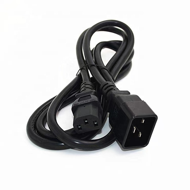 C13 to C20 Power Cable IEC 320 Extension Female to Male Power Cord 1.8M for PDU Cabinet UPS Service