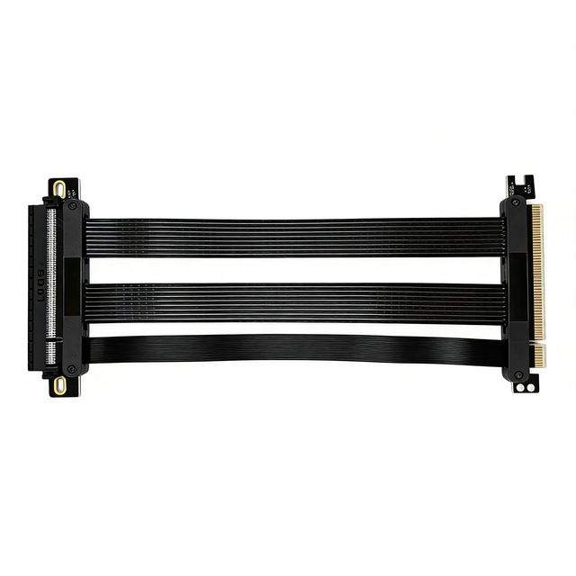 5.0 PCIE Riser Cable X16 10-60cm Extension Card for Desktop Graphics Cards 128GB/S Industrial Grade Server Stock