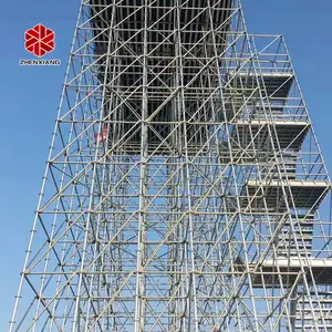 Yüksek katlı binalar için Zhenxiang ağır iskele cephe inşaat projeleri ringlock iskele andamios