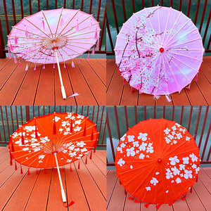 Ô Dù Giấy Dầu Truyền Thống Lãng Mạn Trung Quốc Bán Sỉ Hoa Sen Có Tua Rua - Product Image 3