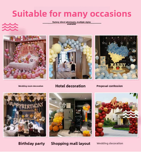 Kit de ballons <span class=keywords><strong>arche</strong></span> double couche épaissis de qualité supérieure pour décoration de mariage, chambre nuptiale, fête d'anniversaire, ouverture de <span class=keywords><strong>magasin</strong></span> - Product Image 6