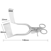 Écarteur Rétractable Ajustable pour Peau et Muscles, Dilatateur Orthopédique, Instruments Chirurgicaux Réutilisables pour Chirurgie Humaine et Usage Vétérinaire