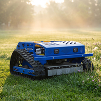 Livraison gratuite, tondeuse à gazon robotisée télécommandée tout-terrain homologuée CE EPA, tondeuse à gazon robotisée pour jardin