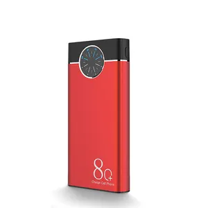 Prix d'usine chaud ventes 10000mAh portable grande capacité 20000mAh cadeau d'alimentation mobile avec lumière forte