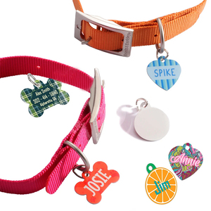 Venta al por mayor de fábrica: Placas de identificación personalizadas para perros, de metal tallado, estilo antiguo y moderno, duraderas, para decoración y identificación de mascotas. - Product Image 3