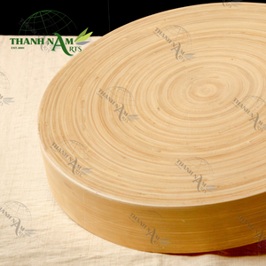 Nouvelle arrivée OEM Plateau à fruits en bambou filé Finition laquée naturelle Bol décoratif écologique personnalisé pour la cuisine Utilisation de table - Product Image 4