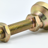 Patas Niveladoras Giratorias de Acero de Alta Resistencia D25mm 1/4-20, Patas para Muebles con Niveladores Ajustables de Acero