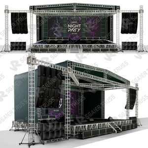 Système extérieur d'étape de botte d'événement d'installation facile en aluminium de plate-forme d'étape testée par TUV - Product Image 5