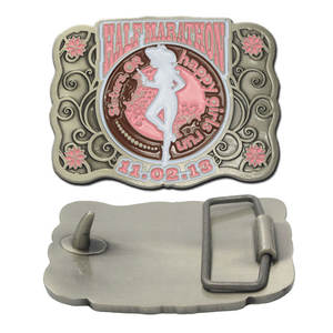 Fabricante de Medallas, Hebillas de Metal Personalizadas con Logotipo, Rectangulares, Ovaladas, Planas, Cuadradas, Redondas, Vintage, Sólidas, Hebillas de Cinturón Personalizadas Estilo Western - Product Image 3