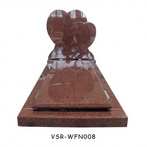 Pierre tombale en <span class=keywords><strong>granit</strong></span> noir de style européen avec sculpture de rose en forme de cœur, conception CAO pour la planification des cimetières - Product Image 3