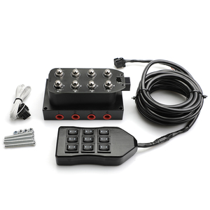 Phổ không khí đi xe treo quản lý Kit cầm tay chuyển đổi điều khiển từ xa với 12V solenoid valve Set (0-300 psi) - Product Image 3