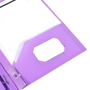 Porte-documents à fermeture éclair de style américain pour le commerce extérieur, à double ouverture, modèle D-Folder BH-16, à clip unique ; Direct - Product Image 2