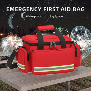 Bolsa Médica de Primeros Auxilios de Emergencia, Gran Capacidad, Impermeable, con Múltiples Compartimentos para Uso en Exteriores - Product Image 3