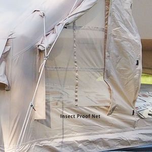 Tente dôme gonflable hermétique en PVC, imperméable, en tissu Oxford robuste, équipement de camping extérieur automatique - Product Image 6