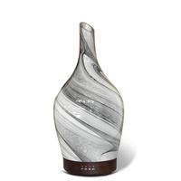 Diffuseur d'huiles essentielles, diffuseur d'aromathérapie en verre 3D 100 ml, humidificateur à brume fraîche, diffuseur d'arômes ultrasonique pour huiles essentielles