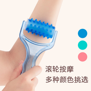 Rouleau de massage musculaire portatif en forme de Y, rouleau 360° portable pour la réduction de la cellulite sur les jambes, le dos, les bras, le visage et la relaxation des fascias - Product Image 1