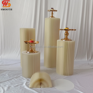 SMOOTH Sturdy Folding Paper Dessert Table Roman Column <b>Wedding</b> Flower Plinth Road Lead for Event <b>Prop</b> - Product Image 3