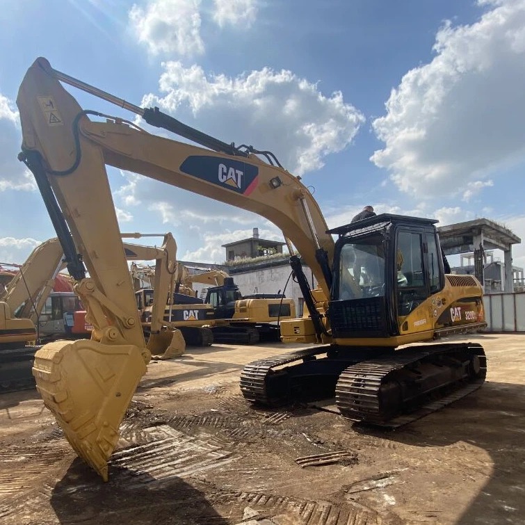 Гусеничный экскаватор, б/у строительная техника, 20 тонн, гусеничный экскаватор 320D 320DL 320D2