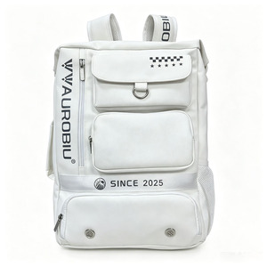 Sac à dos de <span class=keywords><strong>badminton</strong></span> et de tennis en PU avec logo personnalisé, poche ventilée pour chaussures, porte-2 raquettes, compartiment pour ordinateur portable 15,6 pouces, sac de sport et de voyage pour pickleball - Product Image 1