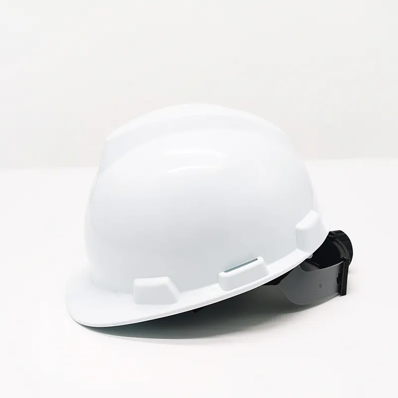 Capacete de proteção de segurança industrial, equipamento de alta resistência de hdpe com aba industrial e personalizado