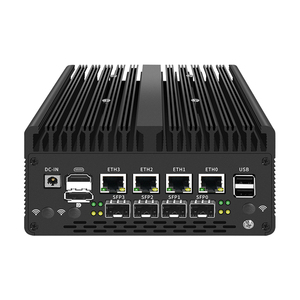 Mini PC Industrial H14 8505 4L <span class=keywords><strong>4</strong></span> 10G 10Gbe Tipo C USB con Consola SIM, Servidor, Caja ITX, Expansión, Sin Ventilador, SFP, DDR5 - Product Image 4