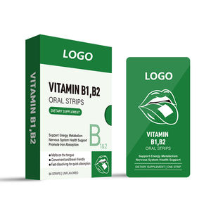 OEMスキンケア経口溶解薄膜ビタミンB1 B2代謝管理経口ストリップ毎日の食事サプリメントメーカー - Product Image 6
