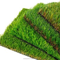 Tapis en gazon artificiel antidérapant, haute densité, ignifuge, pour les pattes mouillées des animaux de compagnie, pour les terrains de sport, l'aménagement paysager extérieur