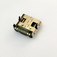 USB3.1 6-Pin/16-Pin Typ-C DIP 3A 5A Hochstrom Micro-USB-Anschlüsse Weiblicher Anschlussbuchsen-Stecker Elektrische Anschlussklemmen