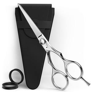 Ciseaux de coiffure personnalisables 5,5 pouces, ciseaux plats professionnels en acier inoxydable 440C, pour droitiers, usage beauté - Product Image 5