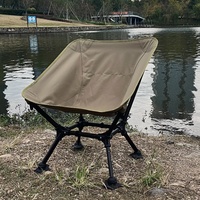 Chaise pliante rectangulaire en alliage d'aluminium à 2 vitesses de réglage en hauteur, avec dossier portable, pour extérieur, plage, parc, pique-nique, camping