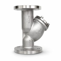 Filtre en Y à bride GL41W CF8 Classe 150 pour filtration de pipeline industriel, filtre en Y à bride pour pipeline industriel, vanne de pipeline industrielle