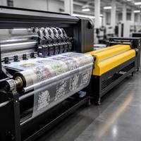 Printer DTF Flatbed Otomatis Baru 5 Printhead Multiwarna Garansi 1 Tahun