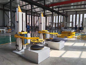 Mini <b>Pallet</b> Stretch Wrapper/ Small Carton Box Packing Machinery Carton Wrapping Machine - Product Image 5