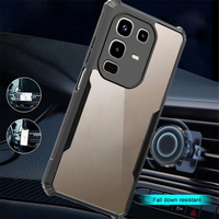 Pour Infinix Note 50 50S 50X 40 30 12 11 10 Pro Plus Note 8 7 Étui Noir Ultra-fin Anti-chute Protection Cadre Souple Couverture Acrylique