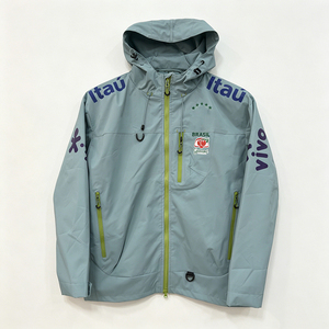 Veste coupe-vent/entraînement légère et imperméable pour l'extérieur, séchage rapide et respirante, J'aime les villages de pêcheurs au Brésil - Product Image 5