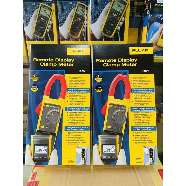 FLUKE 381 Remote Display True RMS AC/DC Clamp Meter  new