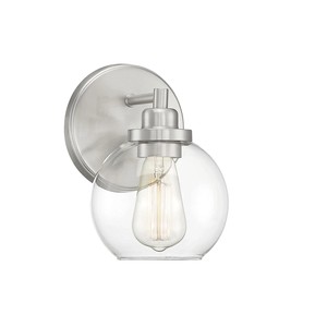 Applique Murale LED Rétro Moderne en Gros, Luminaire Mural Couleur Cuivre avec Verre E27 pour Chambre et Couloirs Intérieurs - Product Image 1