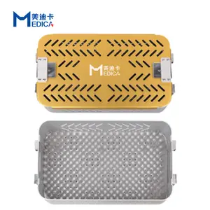 Boîte chirurgicale de stérilisation orthopédique vétérinaire boîte de petite taille de désinfection - Product Image 1