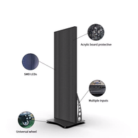 Affichage LED Totem HD P2 intérieur/extérieur, panneau vidéo LED, affichage LED pour affiches