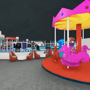 다기능 어거스틴 실내 놀이터 장비 트램폴린 오션 볼 수영장 빌딩 블록 수영장 1-12 세를위한 터닝 호스 - Product Image 4