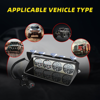 Neu Eingetroffenes LED-Blitzlicht für Auto DC12V Notfall-Signallampen Warnleuchte Auto-LKW Blinkende Windschutzscheiben-Blitzbeleuchtung