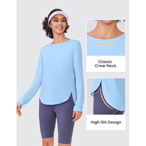 FOXA Paquete de 2 camisetas deportivas de manga larga para mujer, UPF 50, ligeras, atléticas, para correr y hacer senderismo - Product Image 6