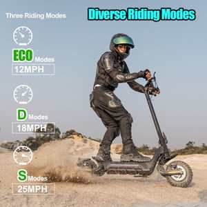 Scooter Eléctrico Plegable F5 de 72V, Motor sin Escobillas de 10KW (800W*2), Batería de 18Ah, Aleación de Magnesio Impermeable, Control por Aplicación, 90-100km/h, Delantero - Product Image 4