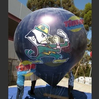 Ballon publicitaire gonflable à l'hélium de taille personnalisée 2m 2,5m pour la promotion et la décoration d'événements en plein air