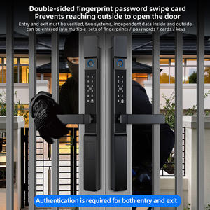 יאג 'ו עמיד למים טוויה דלת חכם 85 mueatch דלתות ידית עם מנעולים להתמודד עם מנעול חכם חשמלי חכם - Product Image 3