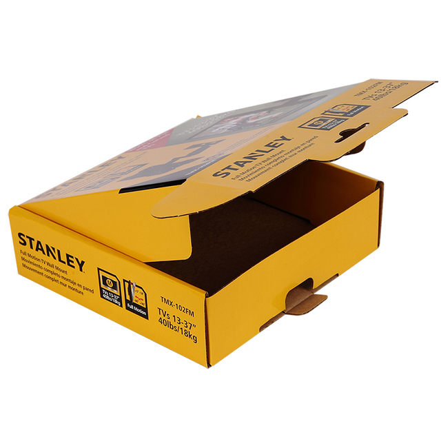 Custom Printed Color High Quality Hanging Transport TV Wall Mount Packaging Corrugated Carton Box